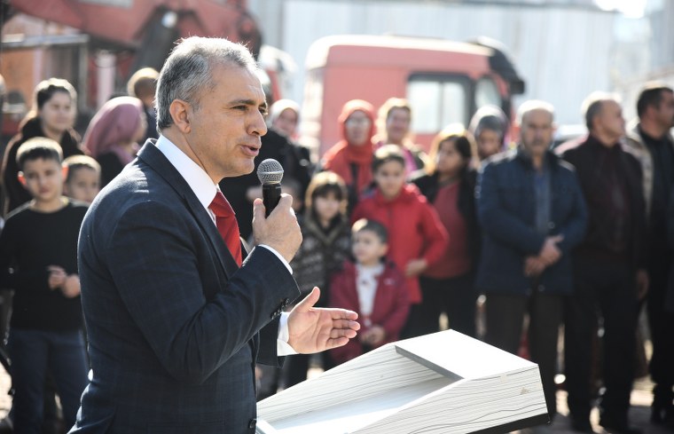 ASFALT YOL KONFORUNA KAVUŞTURULAN ŞEHİT SÜREYYA ATALAY CADDESİ TÖRENLE AÇILDI