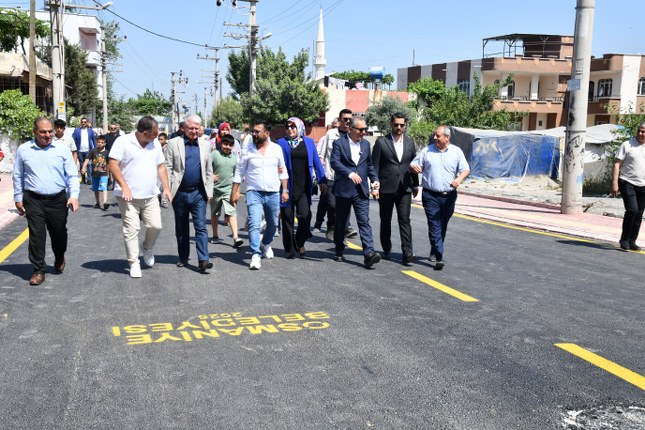 OSMANİYE’DE BİR YOL DAHA ASFALTLANARAK ULAŞIMA AÇILDI