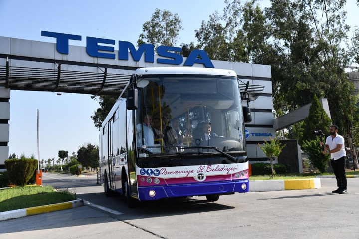 TEMSA ÜRETİMİ OTOBÜSLER OSMANİYE BELEDİYESİNE TESLİM EDİLDİ