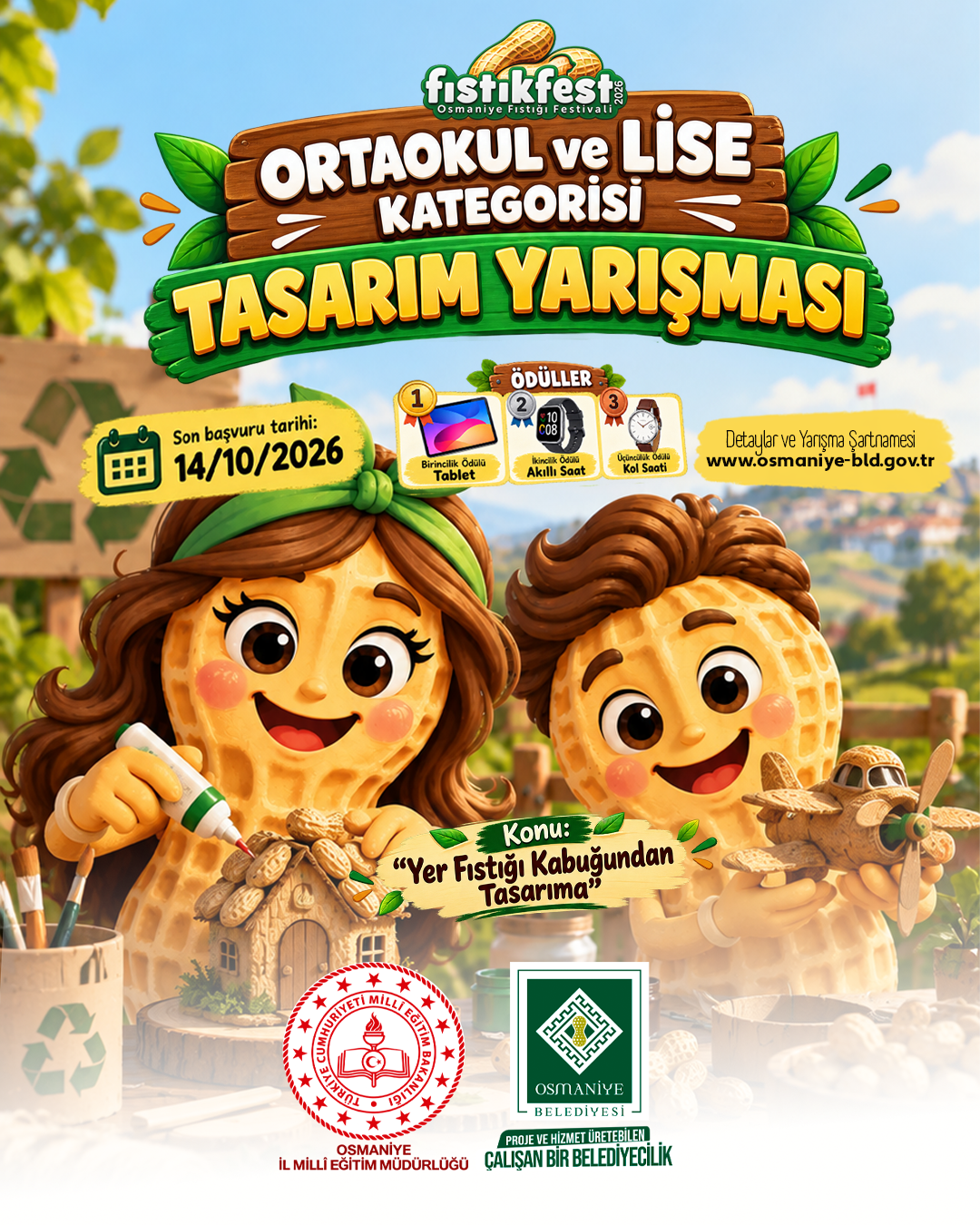 FISTIKFEST 2026’DA ÖĞRENCİLER TASARIMLARIYLA YARIŞACAK